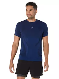 ASICS | T-shirt de running sans coutures Road pour homme | Bleu foncé