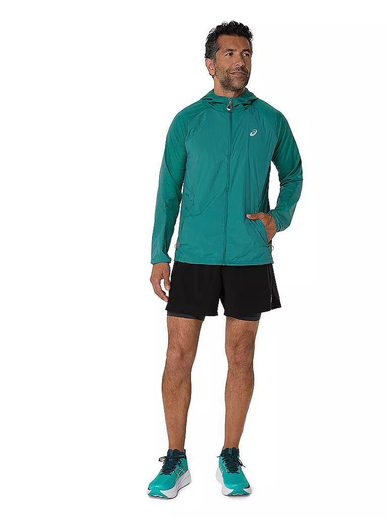 ASICS | Veste de course pour homme Road Packable | Pétrole