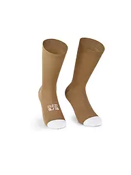 ASSOS | Chaussettes de cyclisme homme Endurance S11 | Marron clair