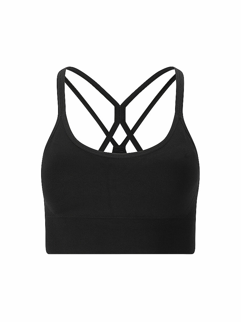 Soutien-gorge de sport sans coutures Foan à maintien légers noir XXS/XS