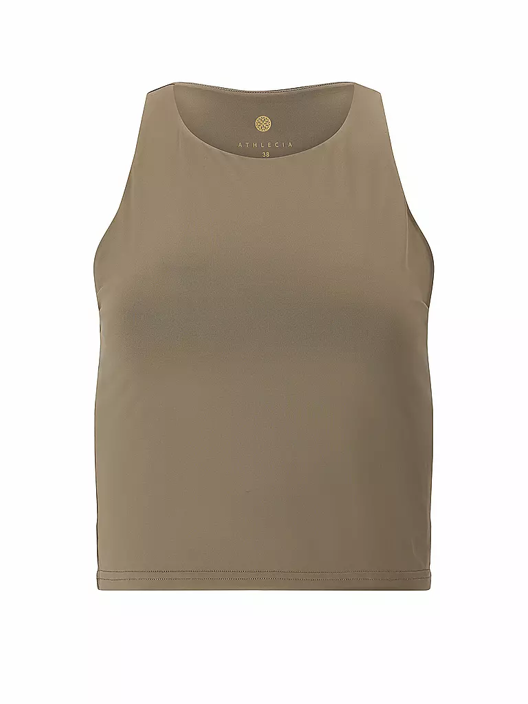 ATHLECIA | Débardeur de fitness court Rihal pour femmes | Olive