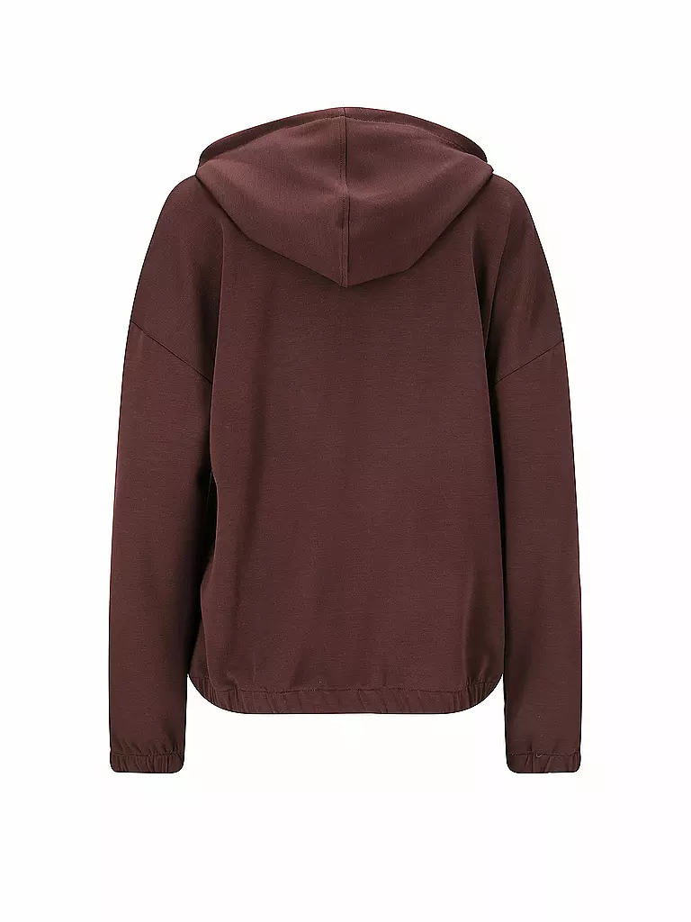 ATHLECIA | Damen Fitnesshoodie Namier | Rouge foncé
