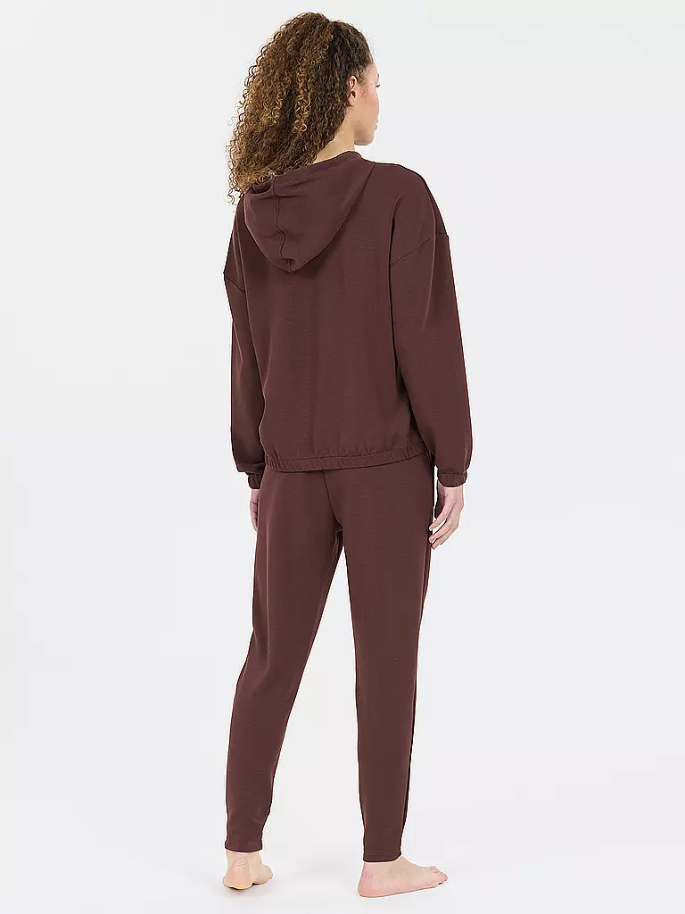 ATHLECIA | Damen Fitnesshoodie Namier | Rouge foncé