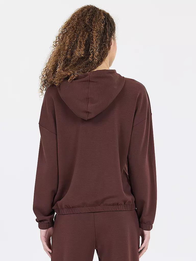 ATHLECIA | Damen Fitnesshoodie Namier | Rouge foncé