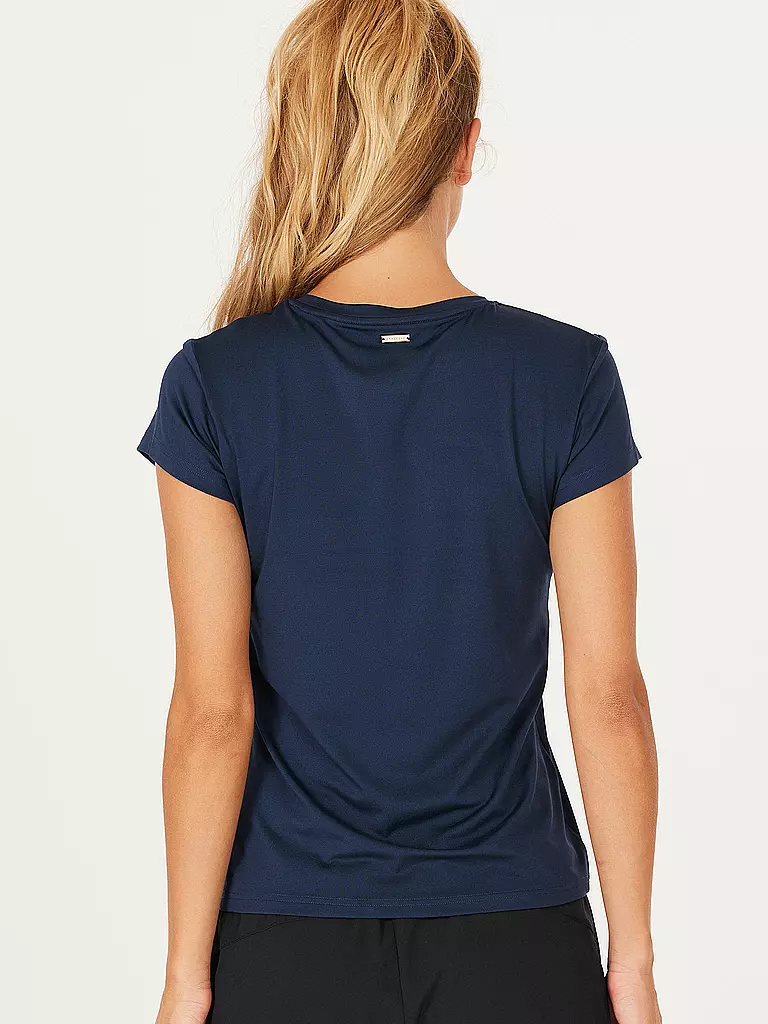 ATHLECIA | Damen Fitnessshirt Almi | Bleu foncé