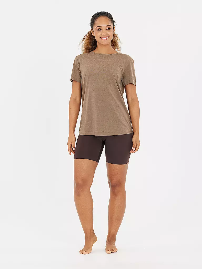 ATHLECIA | Damen Fitnessshirt Lizzy | Marron