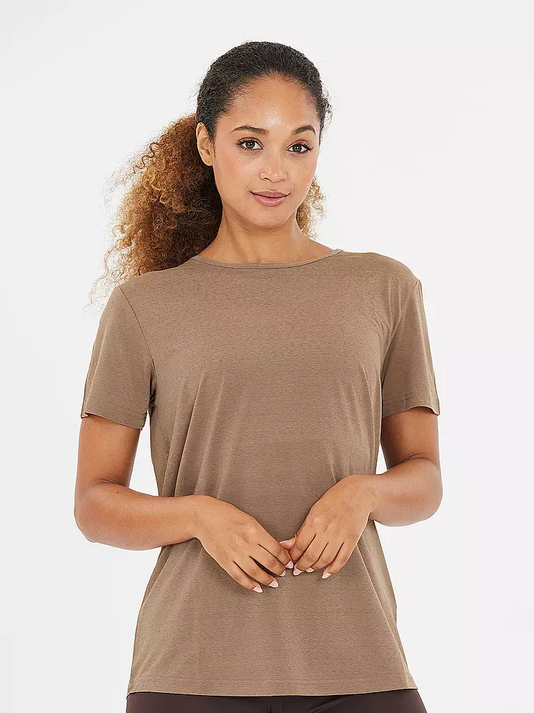 ATHLECIA | Damen Fitnessshirt Lizzy | Marron