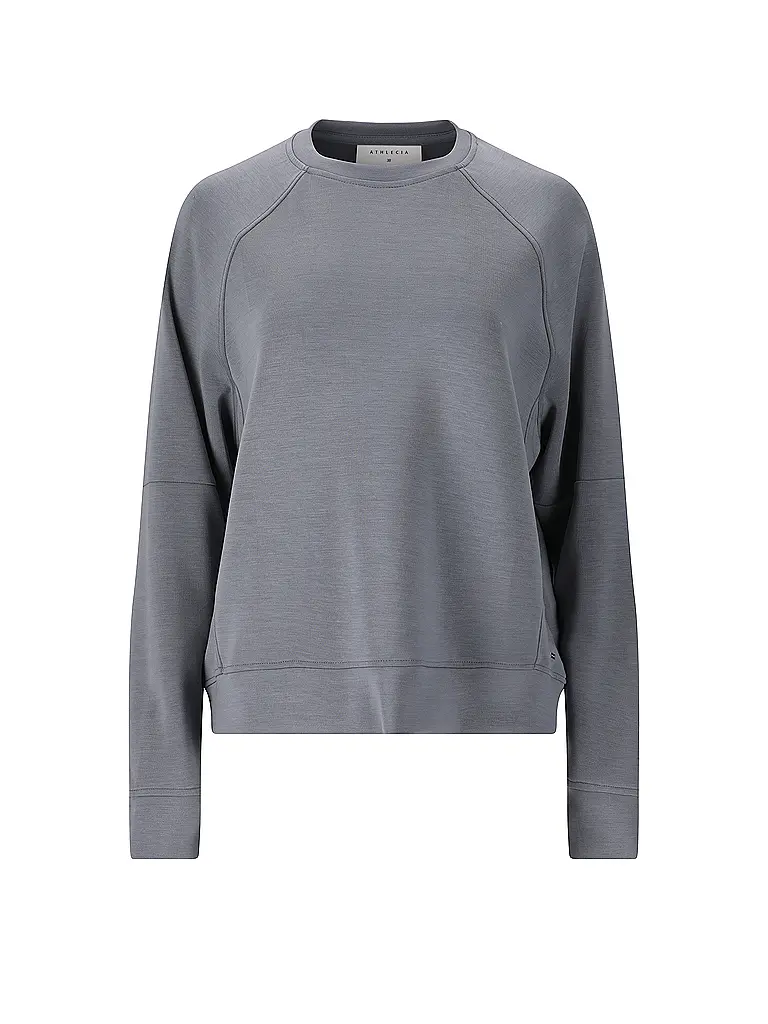 ATHLECIA | Damen Fitnesssweater Jacey Crew Neck | Gris
