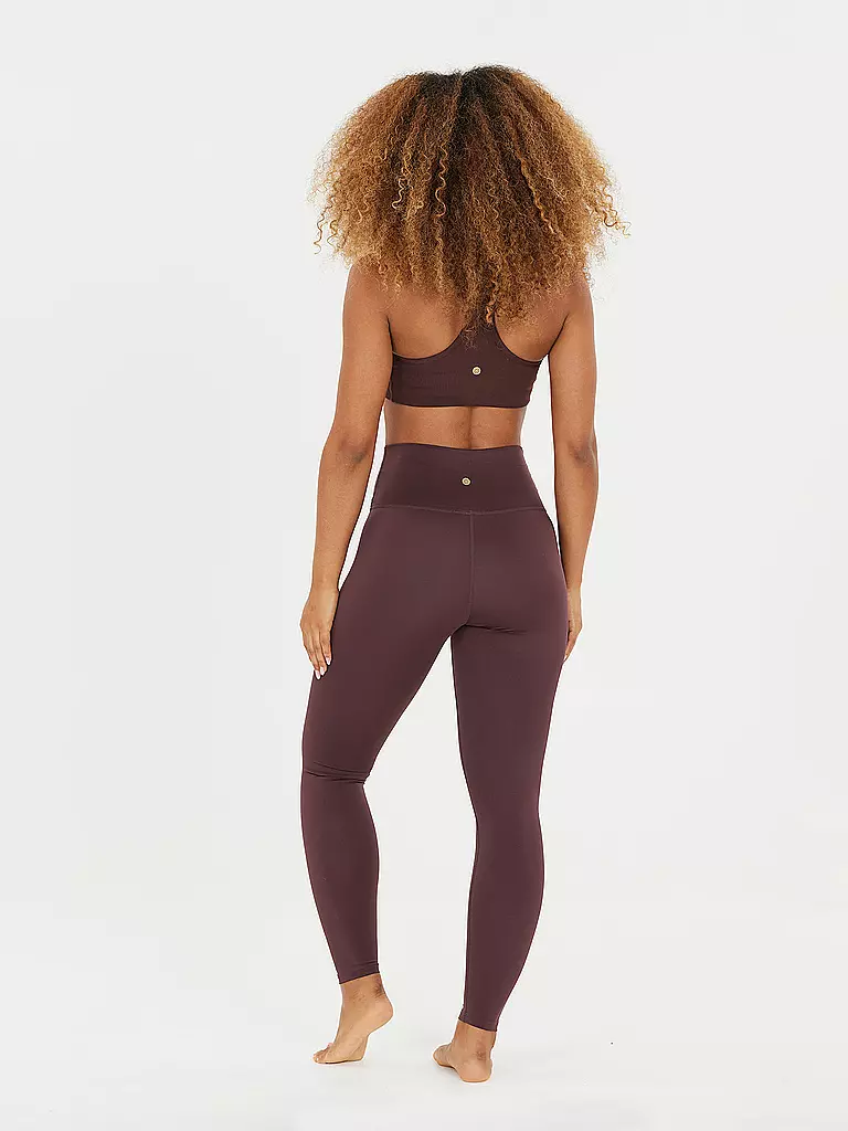 ATHLECIA | Damen Fitnesstight Franz | Rouge foncé