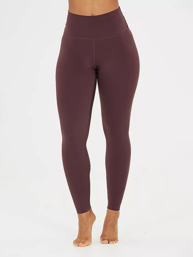 ATHLECIA | Damen Fitnesstight Franz | Rouge foncé