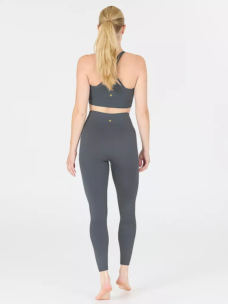 ATHLECIA | Damen Fitnesstight Seamless Nagar | Bleu foncé