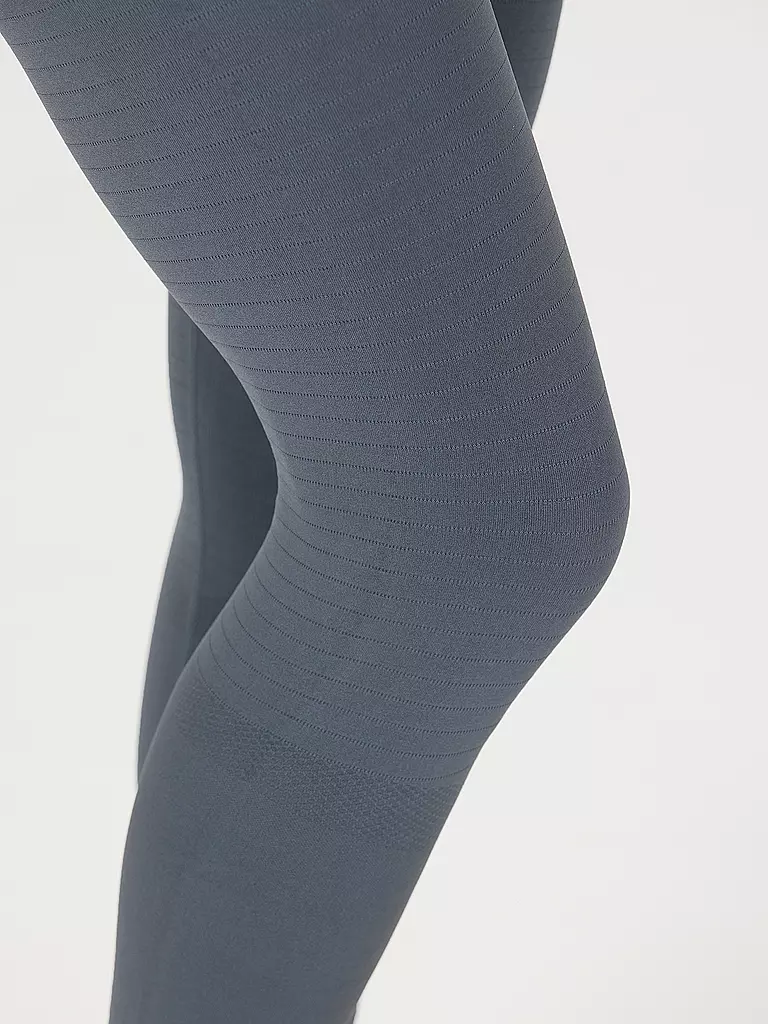 ATHLECIA | Damen Fitnesstight Seamless Nagar | Bleu foncé