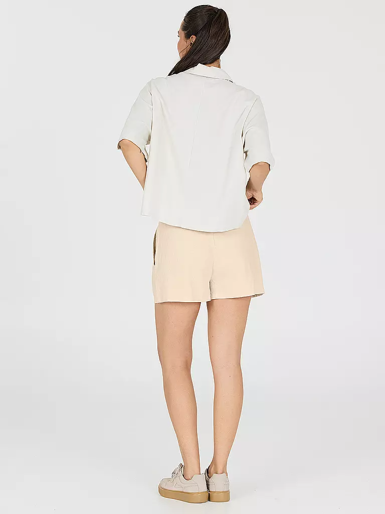 ATHLECIA | Short en lin à taille élastique pour femmes |