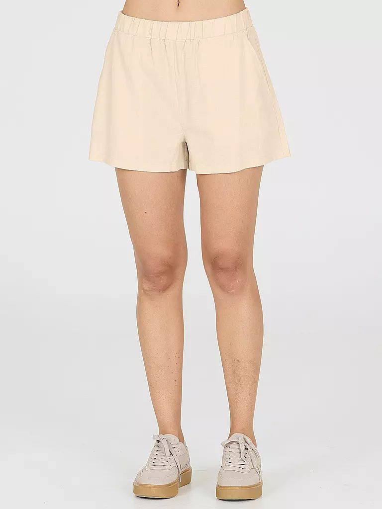 ATHLECIA | Short en lin à taille élastique pour femmes |