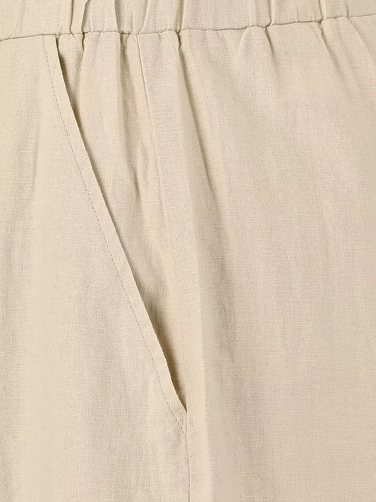 ATHLECIA | Short en lin à taille élastique pour femmes |