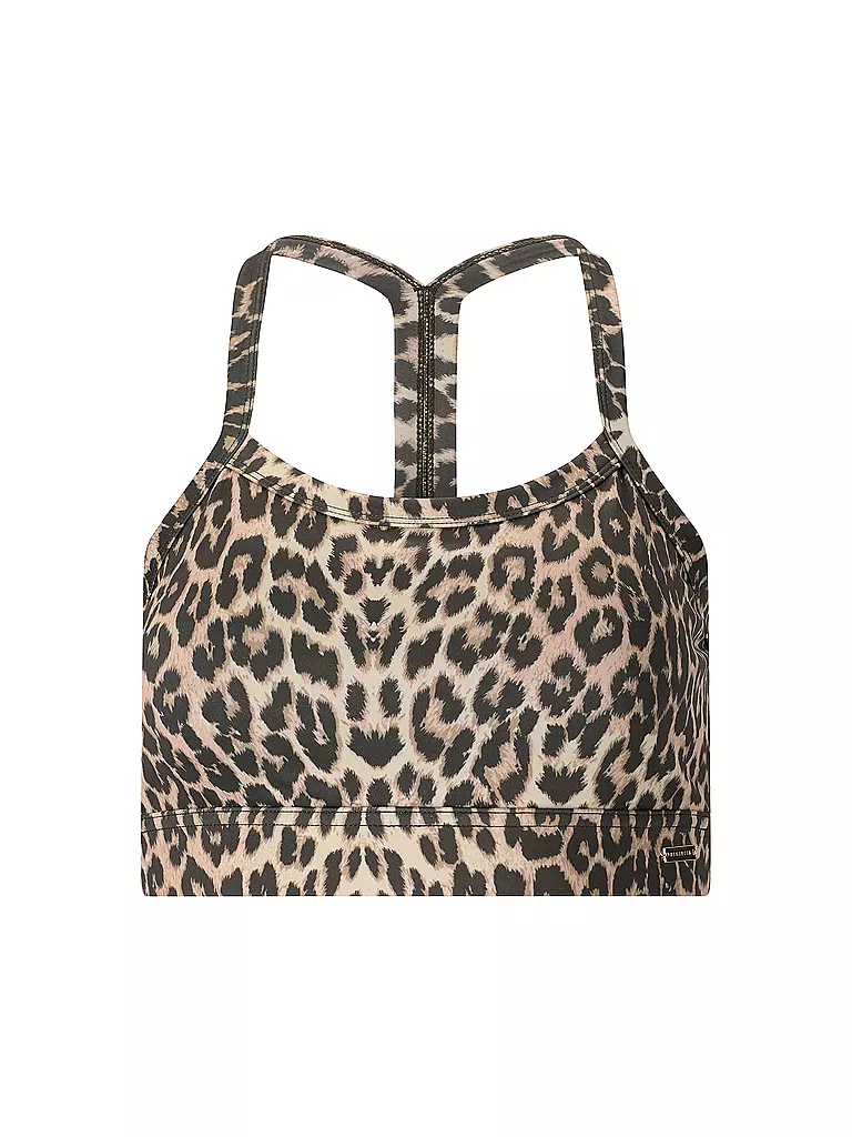 ATHLECIA | Soutien-gorge de sport Bloom maintien moyen pour femmes | Beige