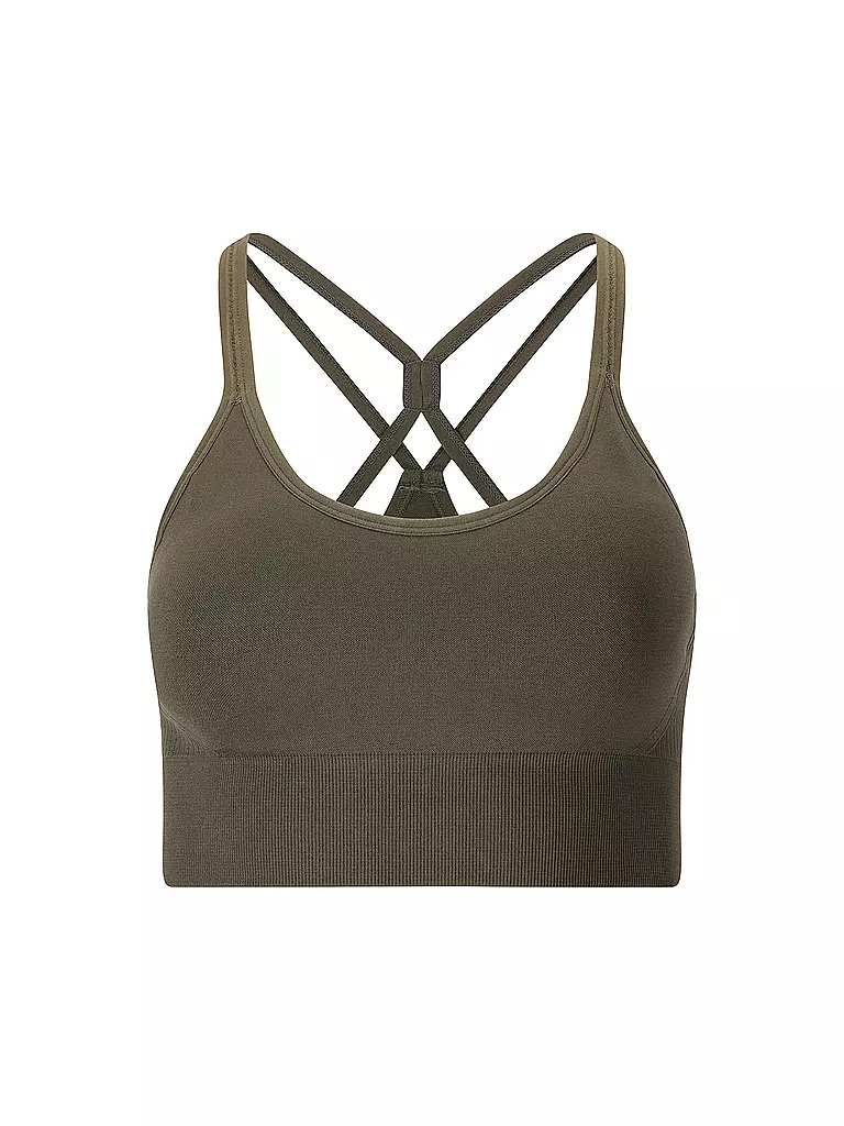 ATHLECIA | Soutien-gorge de sport pour femmes Foan Seamless Low Support | Olive