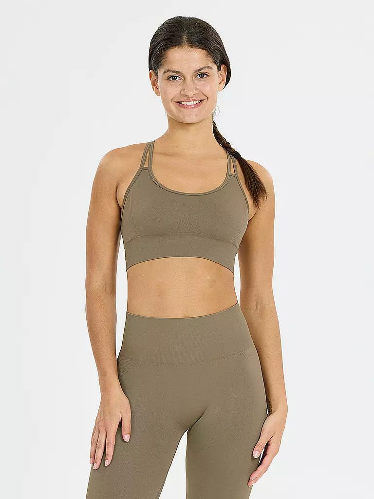 ATHLECIA | Soutien-gorge de sport pour femmes Missor Seamless Low Support | Olive