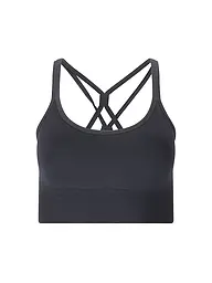 ATHLECIA | Soutien-gorge de sport sans coutures Foan à maintien léger pour femmes | Bleu foncé