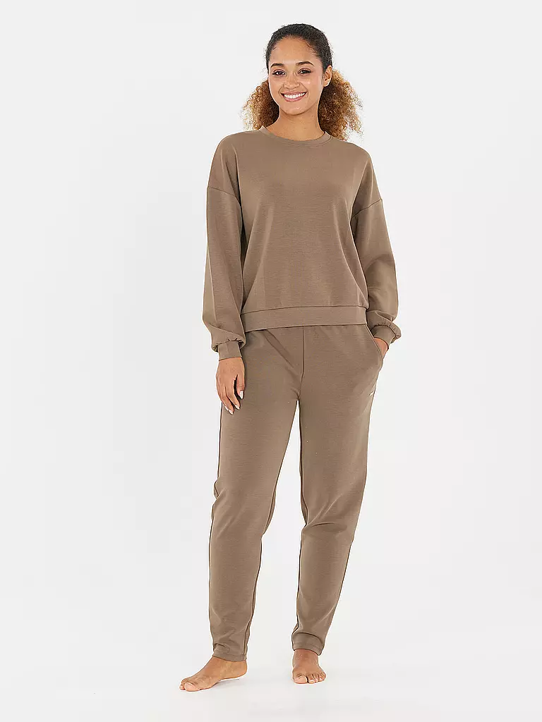 ATHLECIA | Sweat de fitness pour femmes Jillnana | Marron