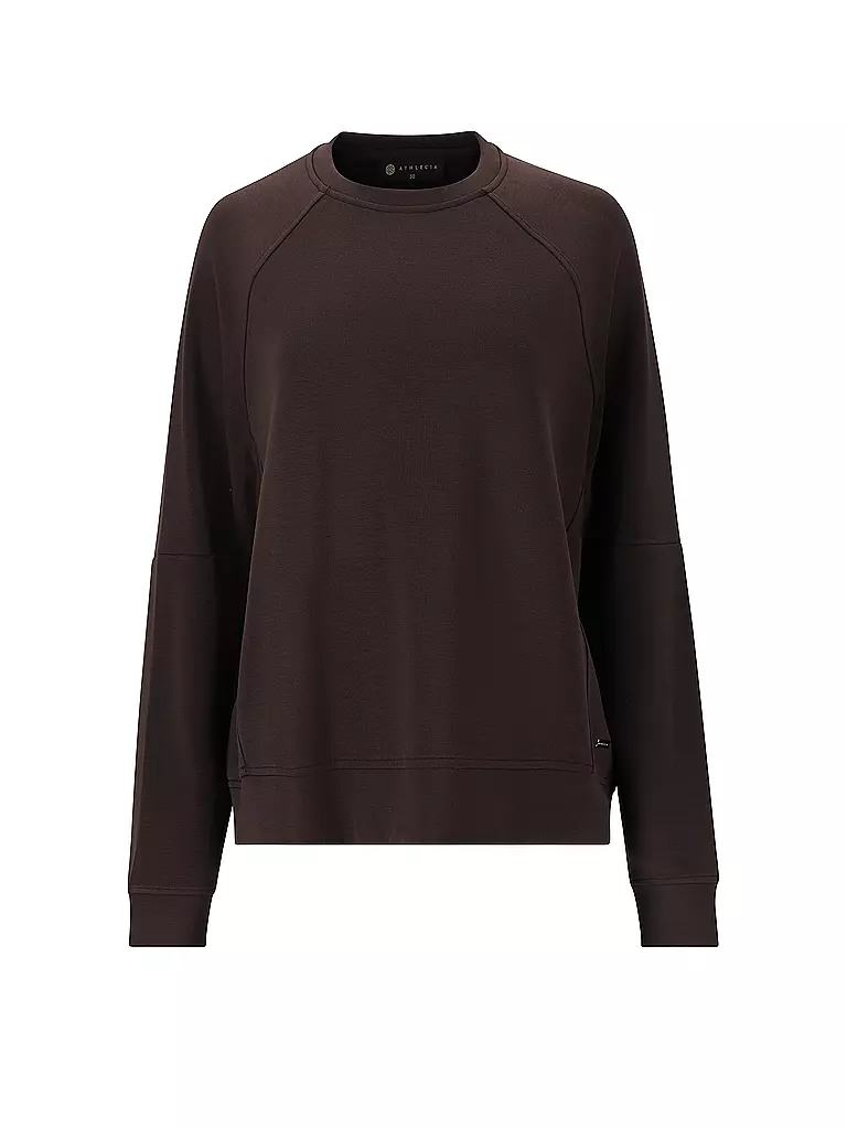 ATHLECIA | Sweat de sport Jacey à col rond pour femmes | Marron