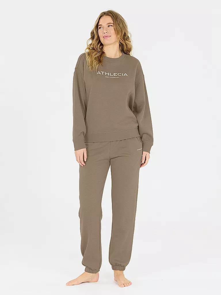 ATHLECIA | Sweat-shirt Atkins Crew pour femmes | Vert foncé
