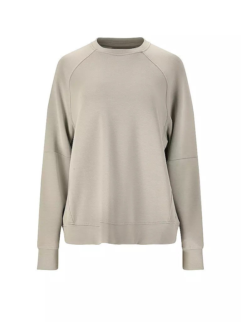 ATHLECIA | Sweat-shirt de sport pour femmes Jacey à col rond | Beige