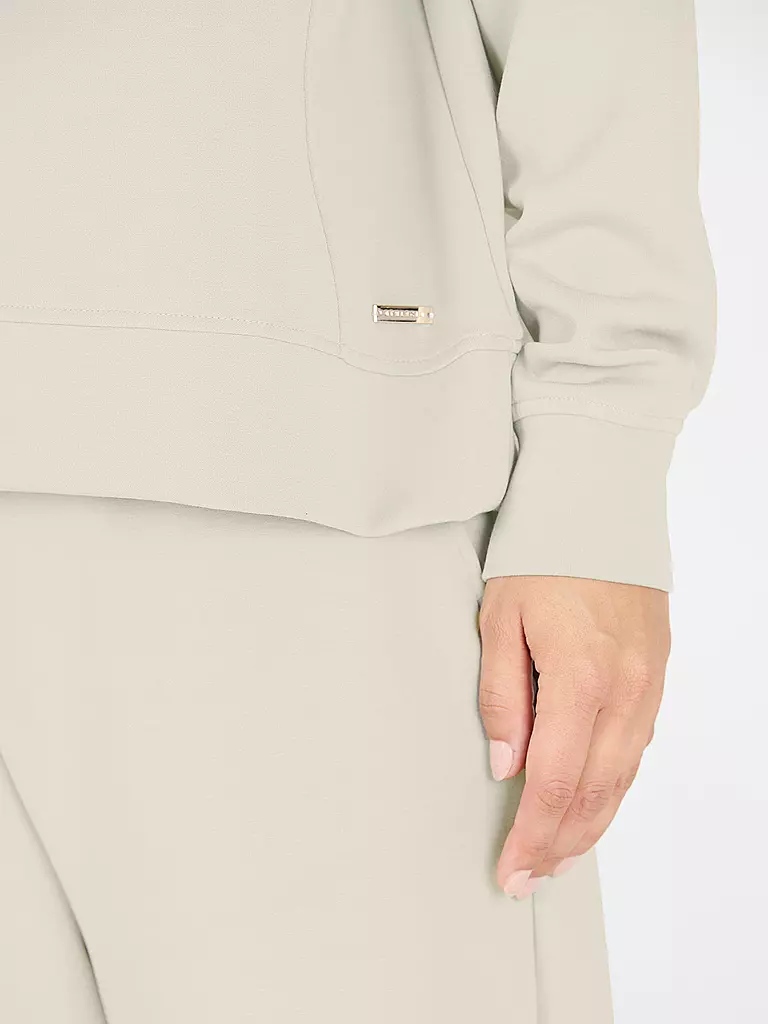 ATHLECIA | Sweat-shirt de sport pour femmes Jacey à col rond | Beige