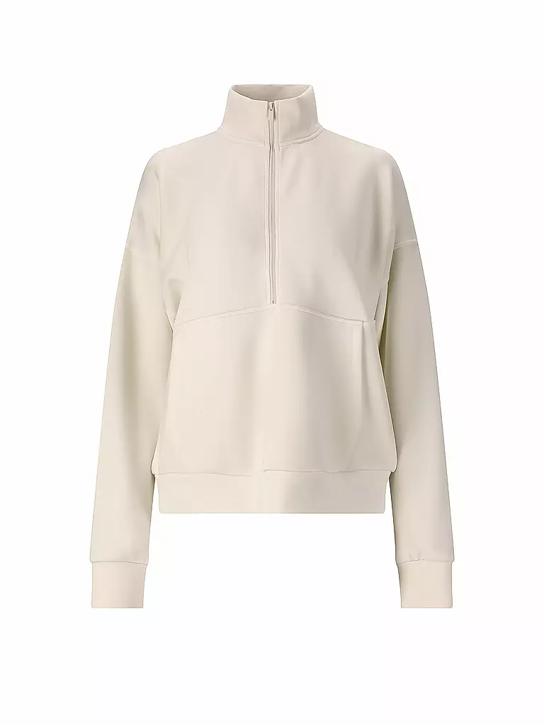 ATHLECIA | Sweat-shirt Femme Jillnana Demi-Zip | Crème