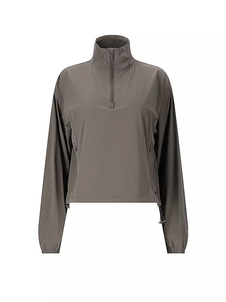 ATHLECIA | Sweat-shirt Sharma 1/2 Zip pour femmes | Olive