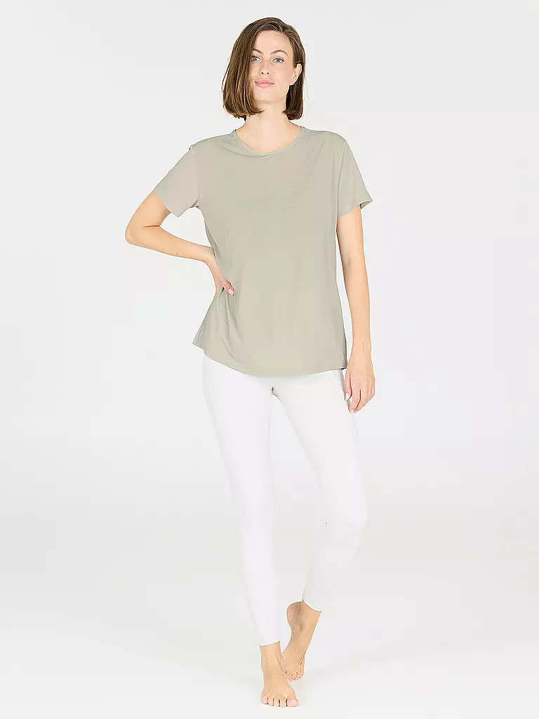 ATHLECIA | T-shirt de fitness Lizzy pour femmes | Beige