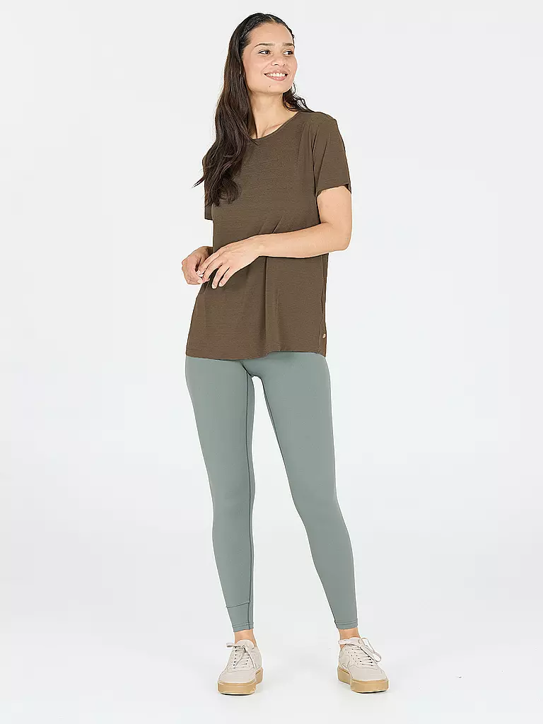 ATHLECIA | T-shirt de fitness Lizzy pour femmes | Marron