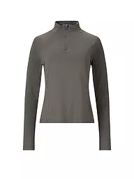 ATHLECIA | T-shirt de fitness pour femmes Grina 1/2 Zip | Olive