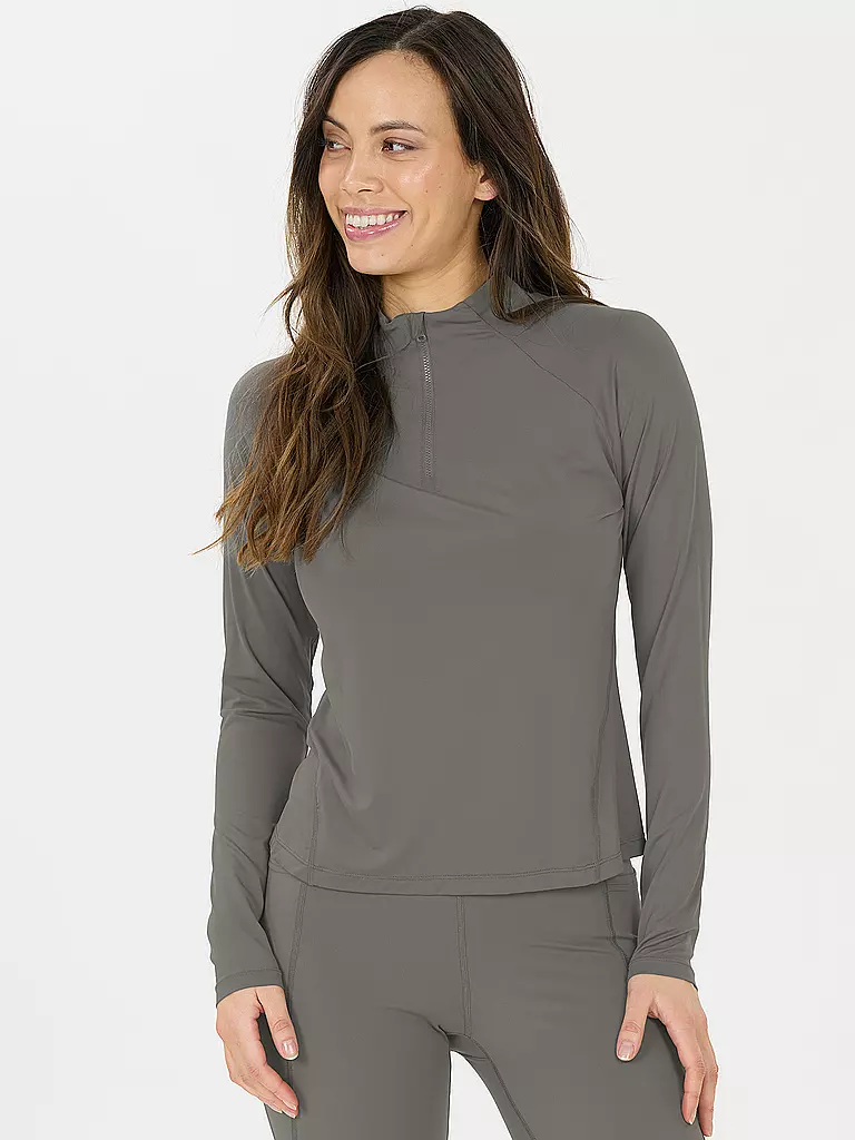 ATHLECIA | T-shirt de fitness pour femmes Grina 1/2 Zip |