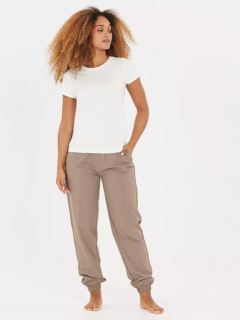 ATHLECIA | T-shirt de fitness pour femmes Julee Coupe ample sans coutures | Blanc