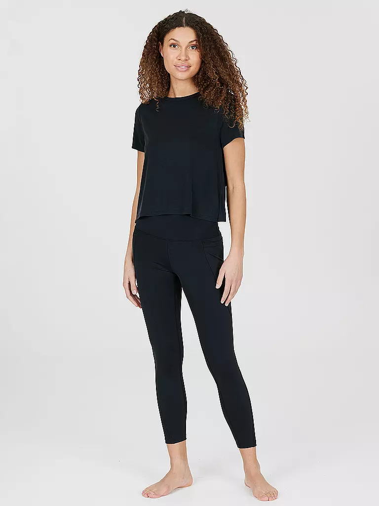 ATHLECIA | T-shirt de fitness Sisith pour femmes | Noir