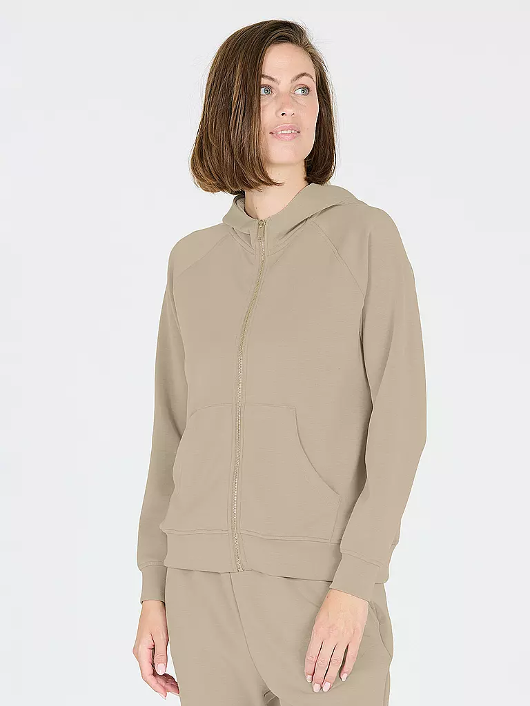 ATHLECIA | Veste de fitness Jacey pour femmes | Camel
