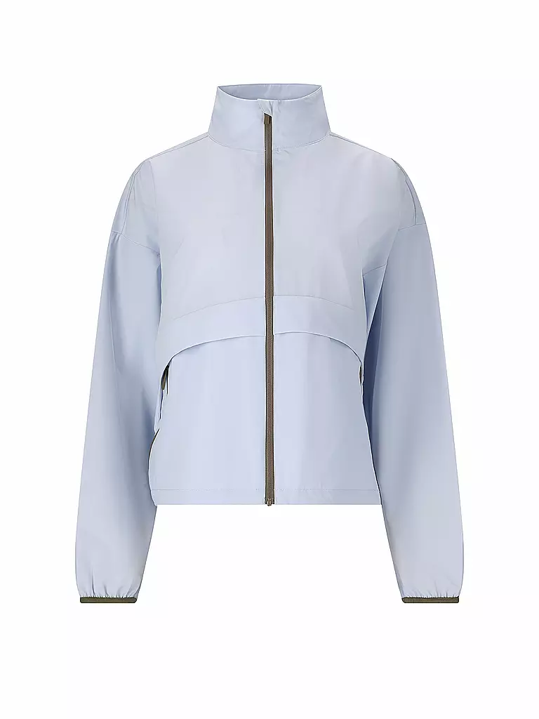 ATHLECIA | Veste de fitness pour femmes Narros Woven | Bleu clair