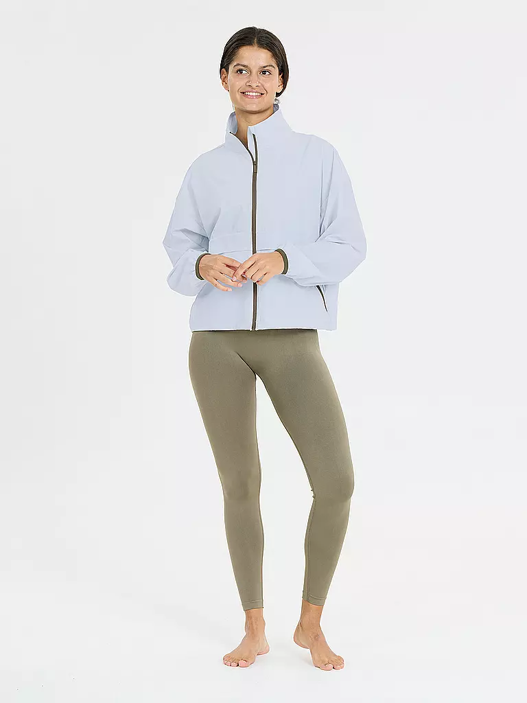 ATHLECIA | Veste de fitness pour femmes Narros Woven | Bleu clair