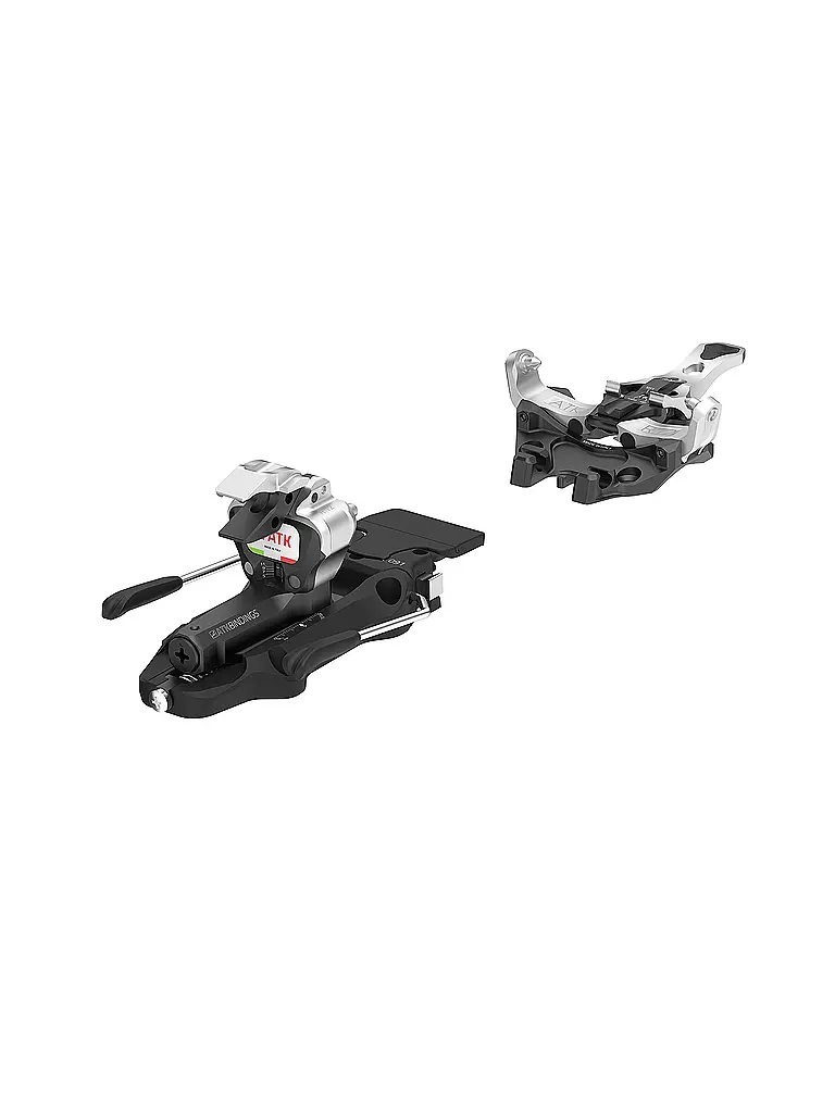 ATK | Fixation de randonnée Raider 12 White avec stop-skis 91 mm | Noir