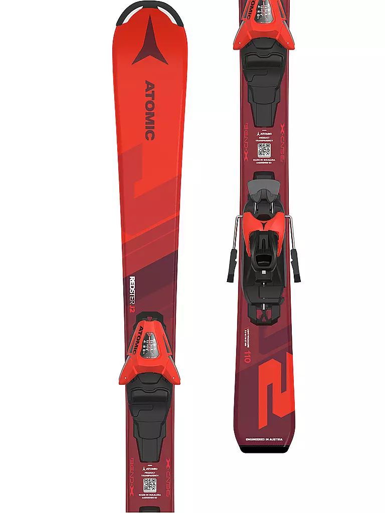 ATOMIC | Set de skis junior Redster J2 + C5 GW | Rouge