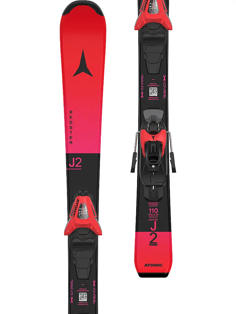 ATOMIC | Set de skis junior Redster J2 100-120 + C 5 GW | Rouge