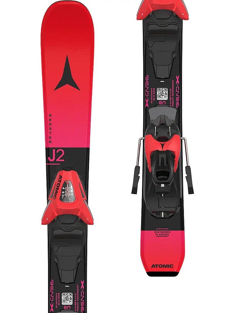 ATOMIC | Set de skis pour enfants Redster J2 70-90 + C 5 GW | Rouge