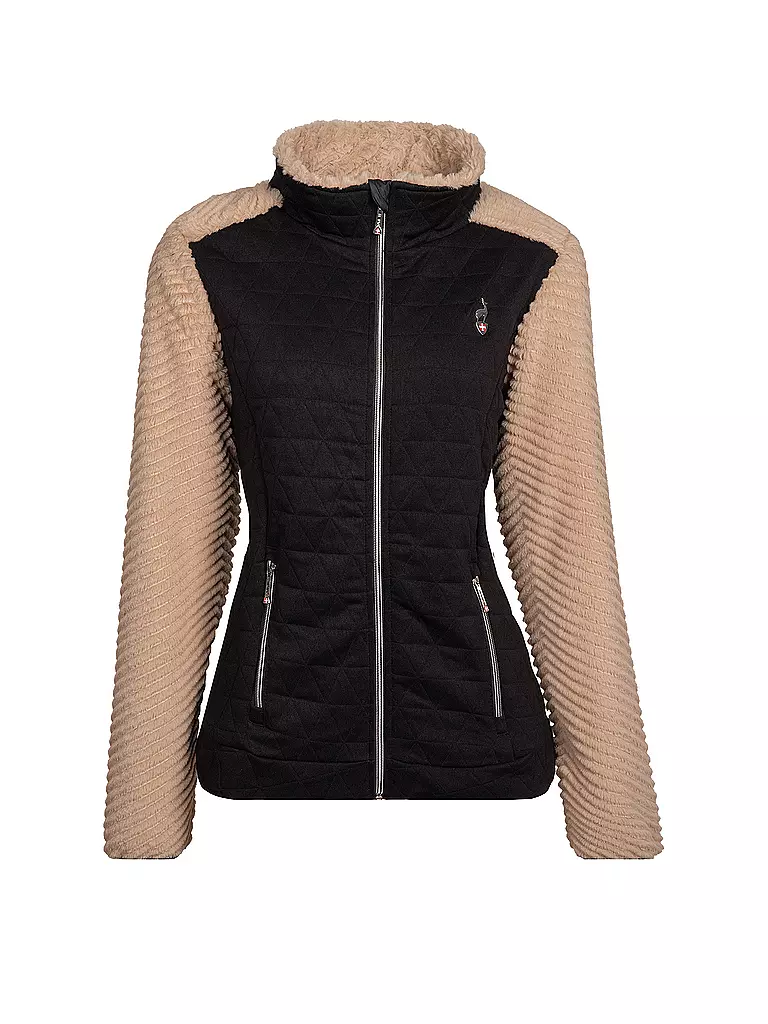 AULP | Damen Fleecejacke Vahan Faux Fur | Marron