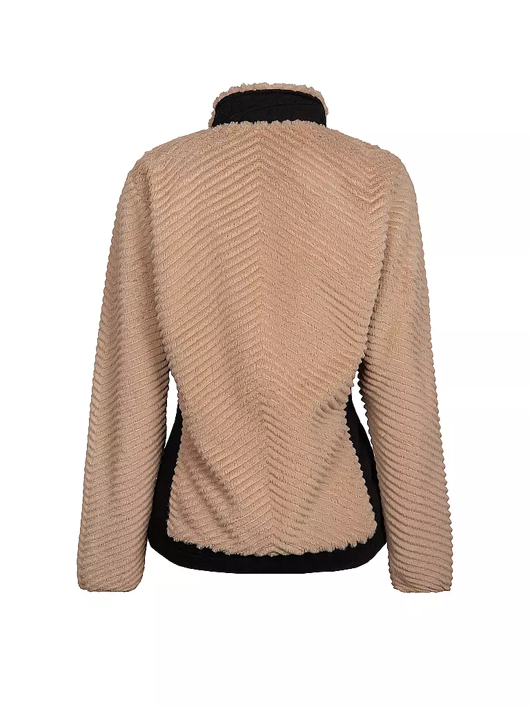 AULP | Damen Fleecejacke Vahan Faux Fur | Marron