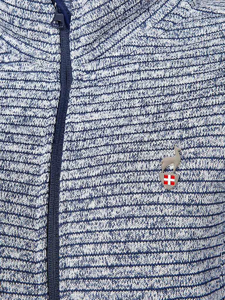 AULP | Veste polaire chinée en tricot pour femmes |