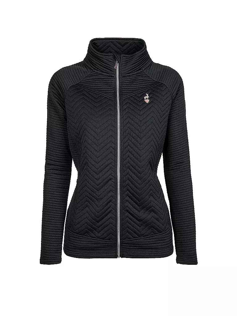 AULP | Veste polaire jacquard Simix pour femmes | Noir