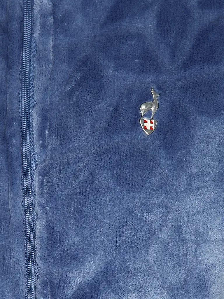 AULP | Veste polaire pour femmes Polaire Nelte à capuche | Bleu