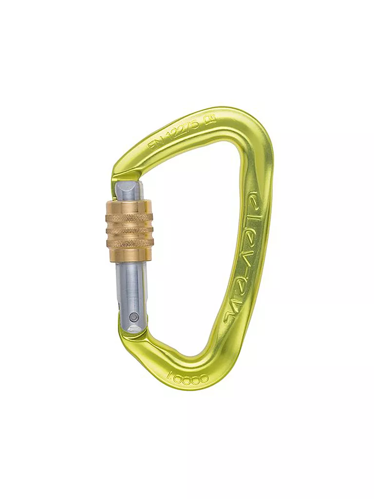 AUSTRIALPIN | Mousqueton à vis Eleven anodisé | Jaune