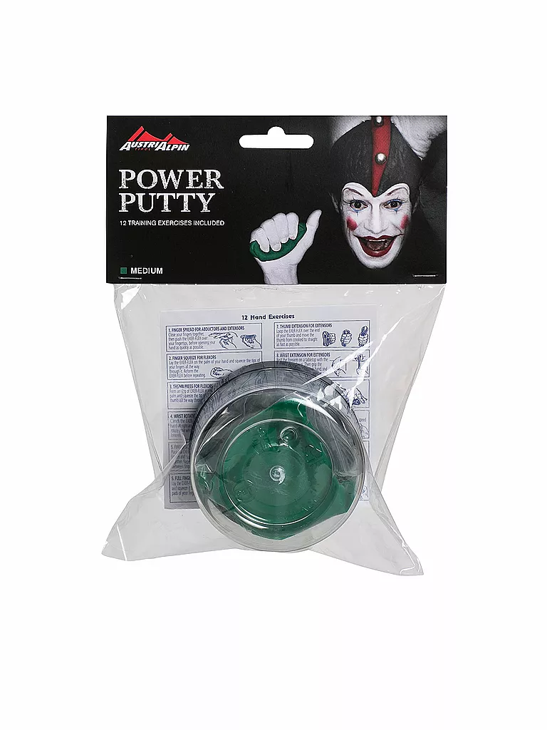 AUSTRIALPIN | Pâte à modeler d'entraînement Power Putty Medium | Vert
